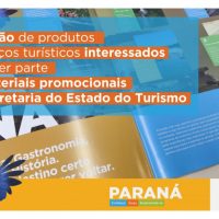 Imagem referente a Turismo abre edital de seleção de produtos e serviços para materiais promocionais