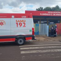 Imagem referente a Criança é socorrida pelo Samu na Escola Florêncio de Araújo Neto