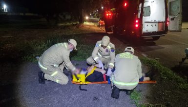 Imagem referente a Motociclista de 31 anos é ferido em colisão na Avenida Guaíra