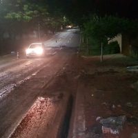 Imagem referente a Chuva causa desabamento de muro no Centro de Cascavel