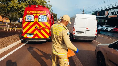 Imagem referente a Jovem de 16 anos fica ferido em acidente na Avenida Brasil