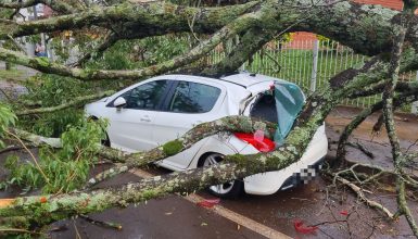 Imagem referente a Cascavel enfrenta mais um temporal nesta quinta-feira (24)