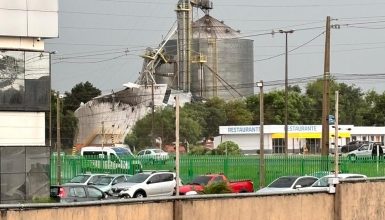 Imagem referente a Cascavel enfrenta tarde de destruição com ventos de 67,7 km/h