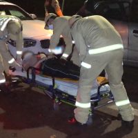 Imagem referente a Adolescente fica ferida em engavetamento entre três carros na Rua Bom Jesus