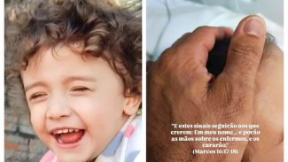 #AcordaManu: com pés e mãos mexendo, orações continuam para recuperação da pequena