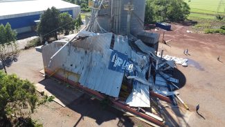 Imagens aéreas mostram destruição provocada por temporal em Cascavel