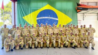 Corpo de Bombeiros forma 42 novos integrantes para força-tarefa que atua em desastres