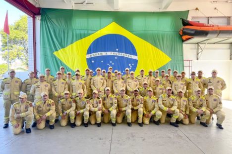 Imagem referente a Corpo de Bombeiros forma 42 novos integrantes para força-tarefa que atua em desastres