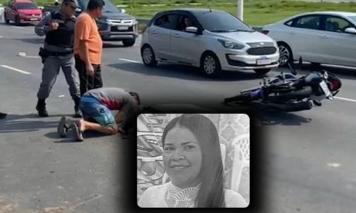 Imagem referente a Cenas de desespero: irmão chora ao lado do corpo da irmã após acidente fatal