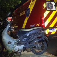 Imagem referente a Motociclista é socorrido pelo Siate após acidente no bairro Floresta