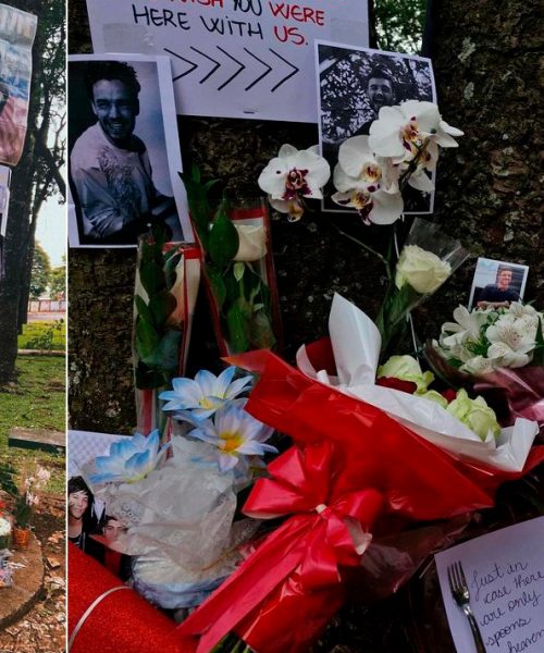 Imagem referente a Fãs homenageiam Liam Payne em árvore na Praça do Country em Cascavel