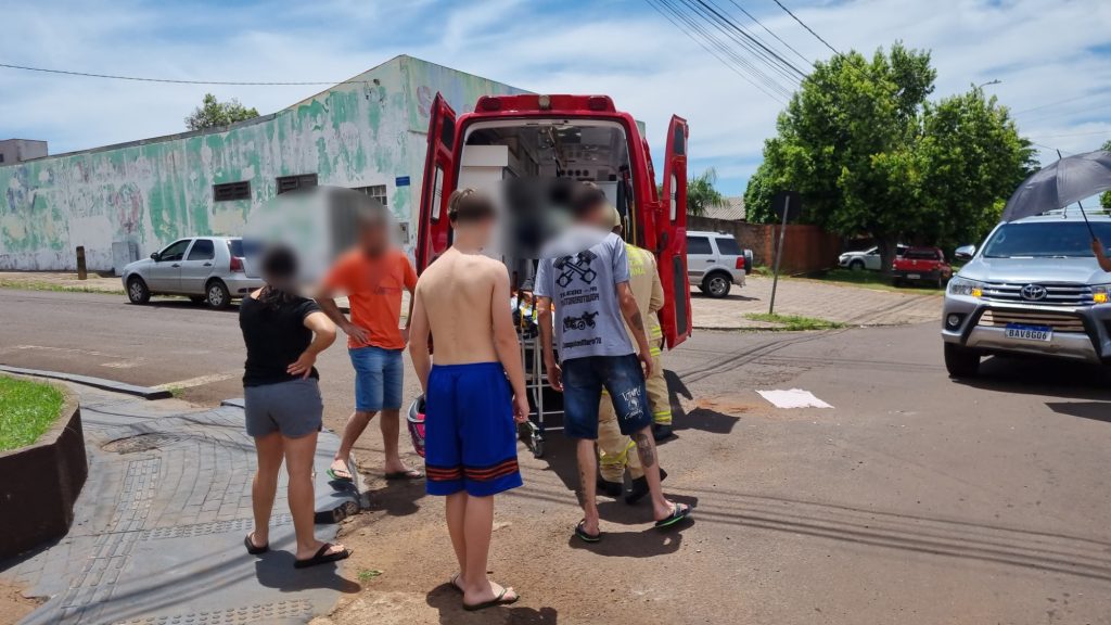 Acidente é registrado no Bairro Brasília e deixa mulher ferida
