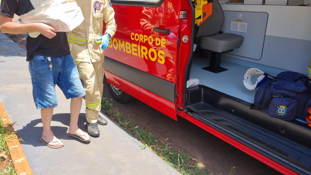 Homem passa mal e sofre queda no Bairro Vila Tolentino