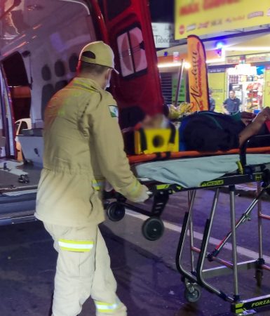 Imagem referente a Motociclista pede ajuda após ser atingido por veículo no bairro São Cristóvão