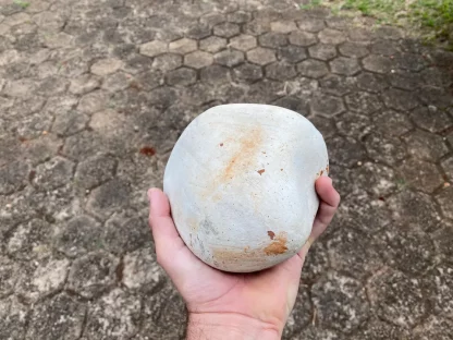 Imagem referente a Durante briga, mulher acerta pedrada na cabeça do marido