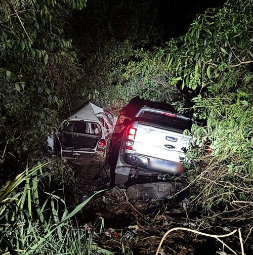 Imagem referente a Casal morre e três ficam feridos em acidente grave na PR-182