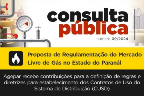 Agepar abre consulta pública sobre o mercado livre de gás canalizado no Paraná