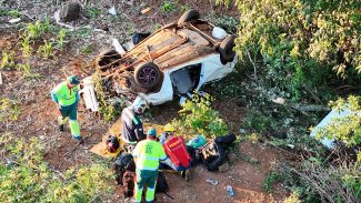 Uma pessoa morre em grave acidente na BR-277 em Guaraniaçu