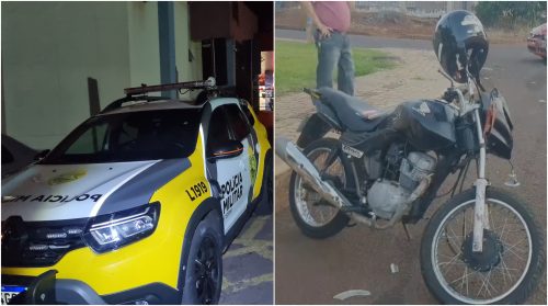 Imagem referente a Motociclista ferido em acidente no Floresta não tinha CNH e moto foi recolhida