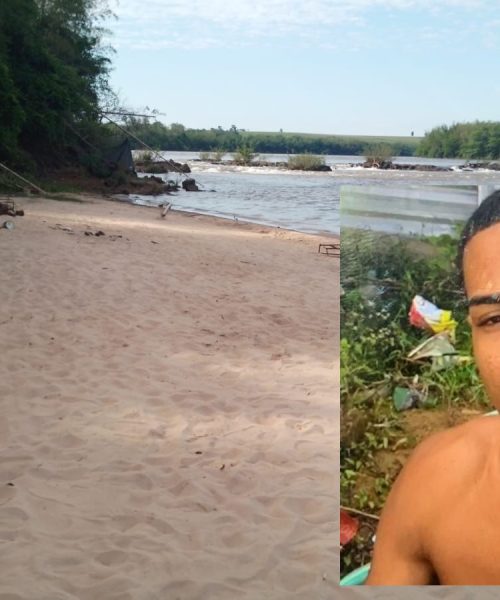 Imagem referente a Jovem herói: corpo de rapaz que salvou mulher e criança é encontrado no Rio Piquiri