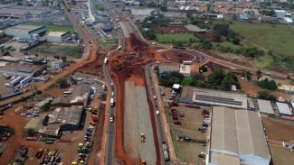 Novo viaduto de Londrina na BR-369 começa a tomar forma