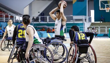 Imagem referente a Seleção de basquete em cadeira de rodas estreia no Sul-Americano