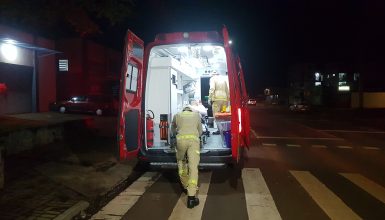 Imagem referente a Ciclista fica ferido em acidente de trânsito na Avenida Piquiri