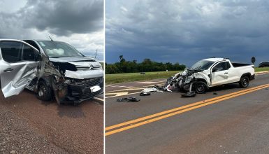 Imagem referente a Acidente na PR-239 em Assis Chateaubriand deixa dois motoristas feridos