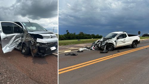 Imagem referente a Acidente na PR-239 em Assis Chateaubriand deixa dois motoristas feridos