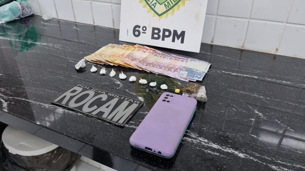 Rocam intercepta ‘delivery de drogas’ e prende três suspeitos em Cascavel