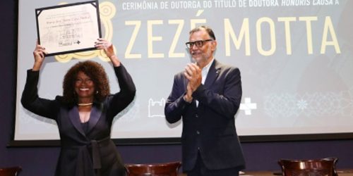 Imagem referente a Zezé Motta recebe título de Doutora Honoris Causa da Fiocruz