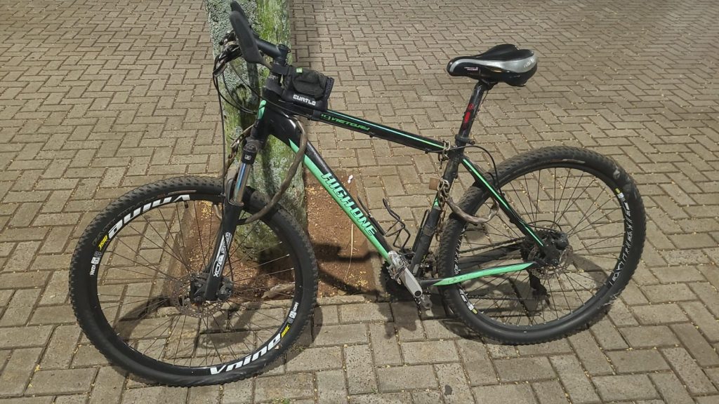 Bicicleta furtada é localizada pela Polícia Militar e fica à disposição do proprietário