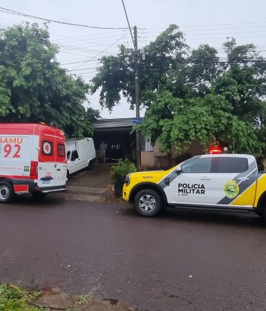 Imagem referente a Polícia e Samu são acionados após homem ser encontrado sem vida em Cascavel