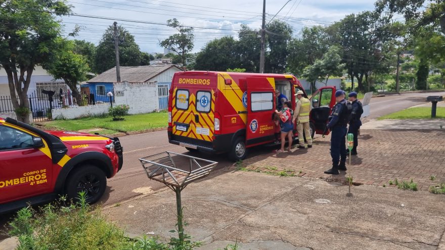 Bombeiros atendem vítima ferida com arma branca no Alto Alegre