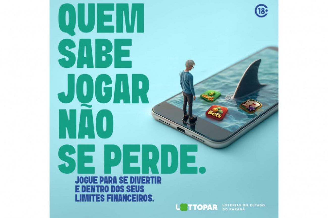 Entretenimento: campanha da Lottopar conscientiza população sobre jogo responsável Imagem referente a Entretenimento: campanha da Lottopar conscientiza população sobre jogo responsável