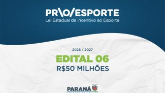 Estado publica novo edital do Proesporte que destina R$ 50 milhões para projetos na área