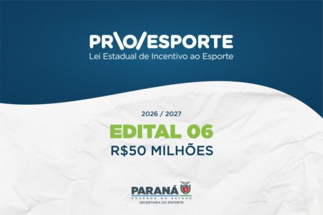 Imagem referente a Estado publica novo edital do Proesporte que destina R$ 50 milhões para projetos na área