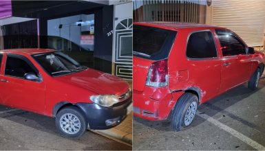 Imagem referente a Triste surpresa! Motorista foge após bater em Palio estacionado na Rua Paraná