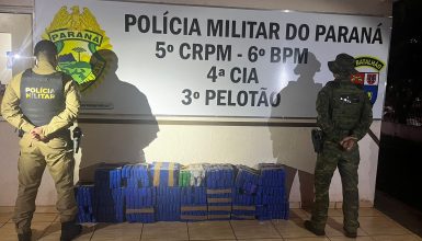 Imagem referente a PR-180: Homem é preso com 237 quilos de maconha em Boa Vista da Aparecida