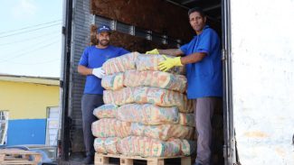 Ceasa Paraná recebe doação da Conab para fortalecer o Banco de Alimentos Comida Boa