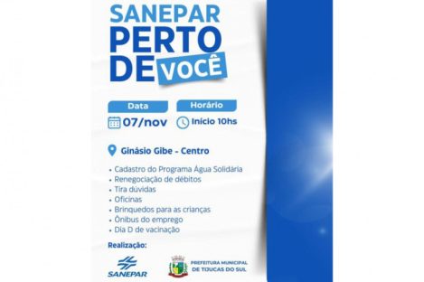 Imagem referente a Tijucas do Sul recebe primeira edição do projeto Sanepar Perto de Você