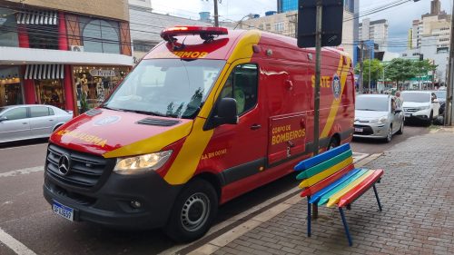 Imagem referente a Homem de 49 anos fica ferido após acidente de trânsito no Centro de Cascavel