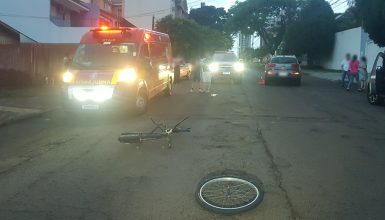 Imagem referente a Ciclista que estava a caminho do trabalho fica em estado grave em acidente no Cancelli