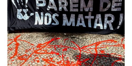 Imagem referente a Quase 90% dos mortos por policiais em 2023 eram negros, diz estudo