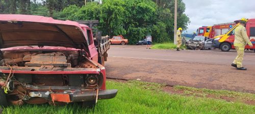 Imagem referente a Grave acidente deixa três pessoas feridas na PR-182, em Toledo