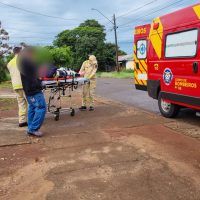 Imagem referente a Idoso sofre queda no Bairro Santa Cruz em Cascavel