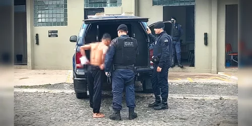 Imagem referente a Homem é preso após chutar barriga de mulher grávida em Ponta Grossa