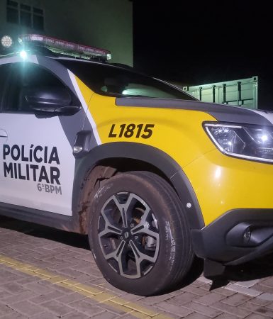 Imagem referente a Jovem é detido após furtar torneiras da avó que o criou em Santa Tereza do Oeste