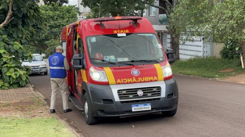 Imagem referente a Homem é socorrido após se ferir cortando galhos de árvore na Rua São Luiz