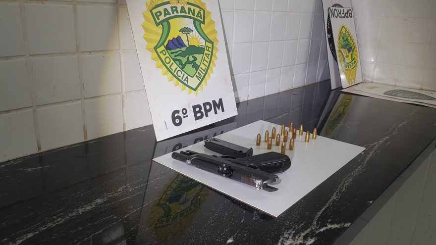 Armados, pai e filho criam terror em bar, mas tentam fugir ao visualizarem viatura da PM